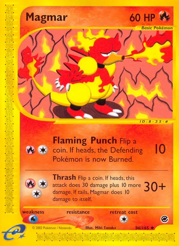 Magmar - Expedition Base Set #86