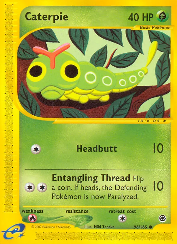 Caterpie - Expedition Base Set #96