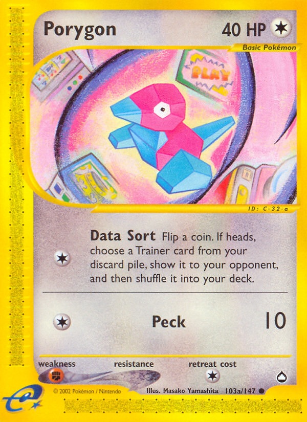 Porygon - Aquapolis #103