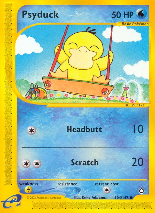 Psyduck - Aquapolis #104
