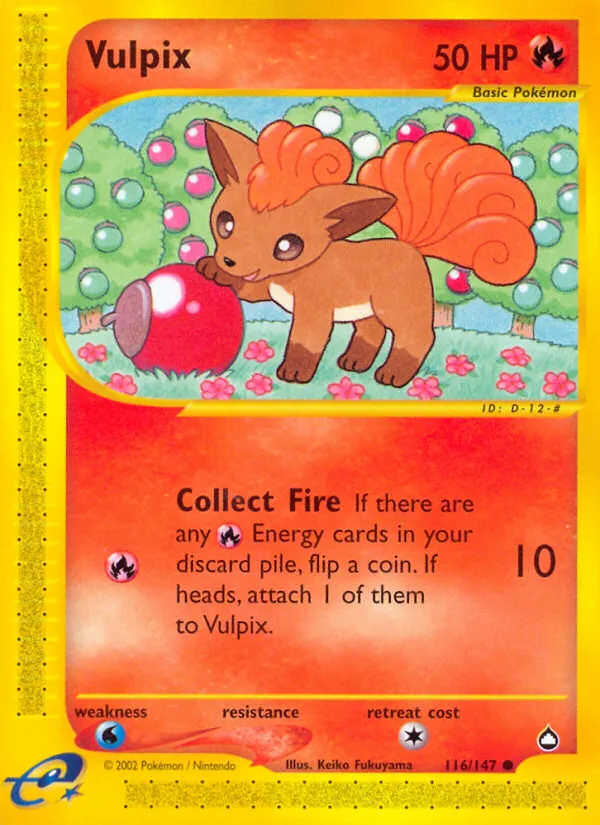 Vulpix - Aquapolis #116