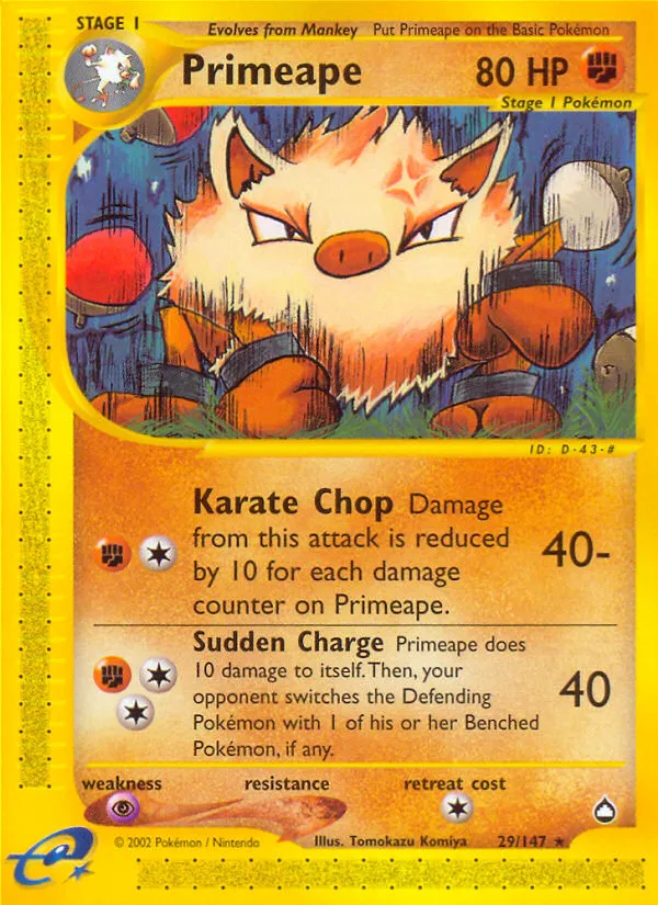 Primeape - Aquapolis #29