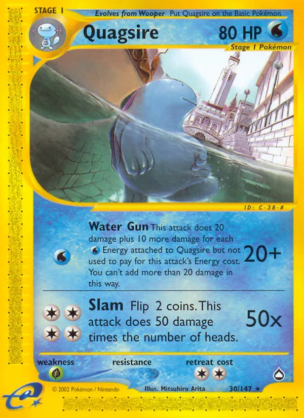 Quagsire - Aquapolis #30