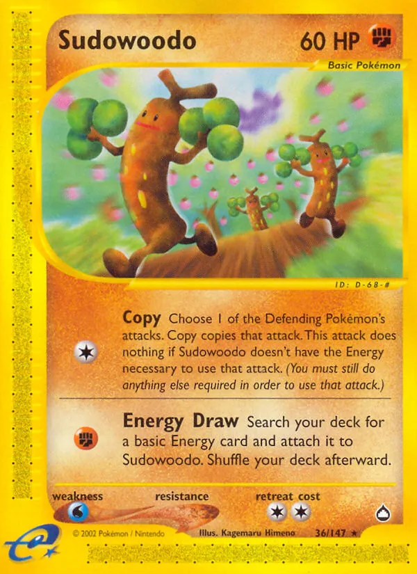 Sudowoodo - Aquapolis #36