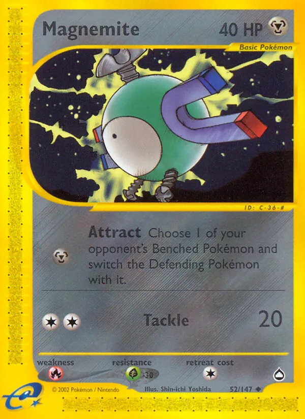 Magnemite - Aquapolis #52