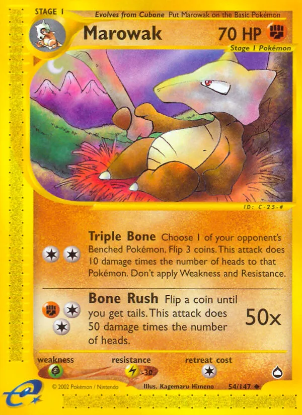 Marowak - Aquapolis #54