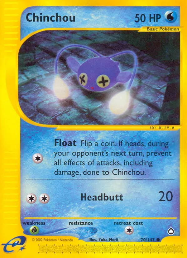 Chinchou - Aquapolis #70