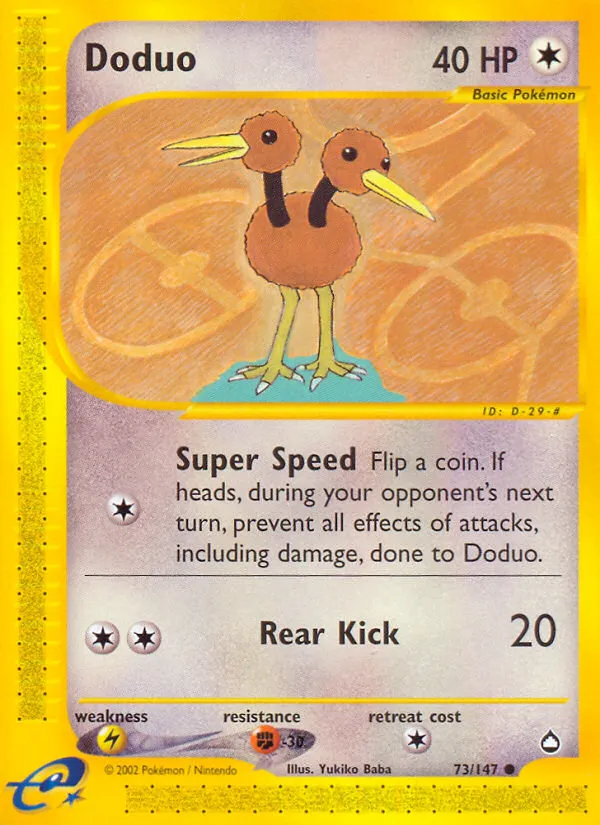 Doduo - Aquapolis #73