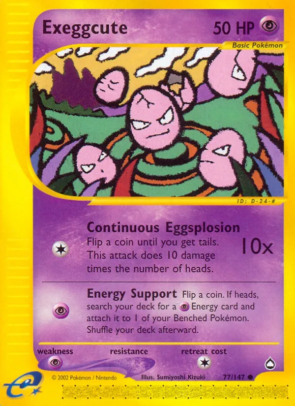 Exeggcute - Aquapolis #77