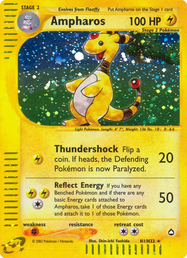 Ampharos - Aquapolis #H1