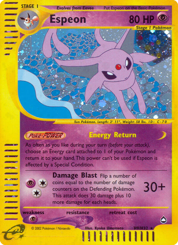 Espeon - Aquapolis #H9