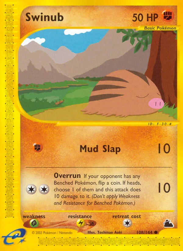 Swinub - Skyridge #108