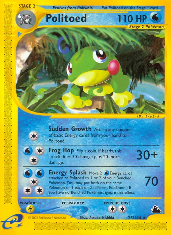 Politoed - Skyridge #25