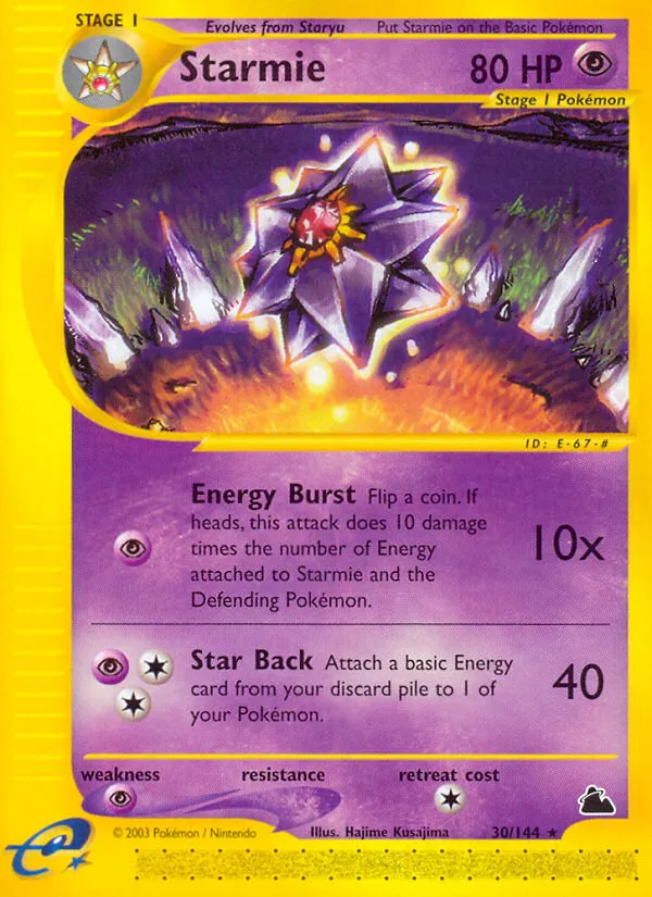 Starmie - Skyridge #30