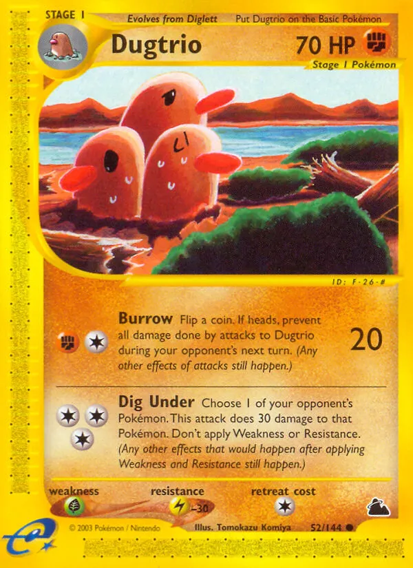 Dugtrio - Skyridge #52