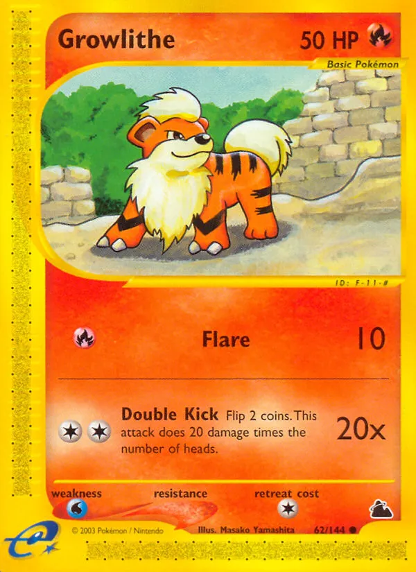 Growlithe - Skyridge #62