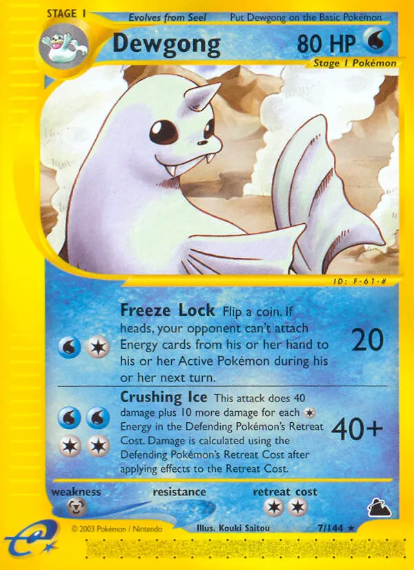 Dewgong - Skyridge #7