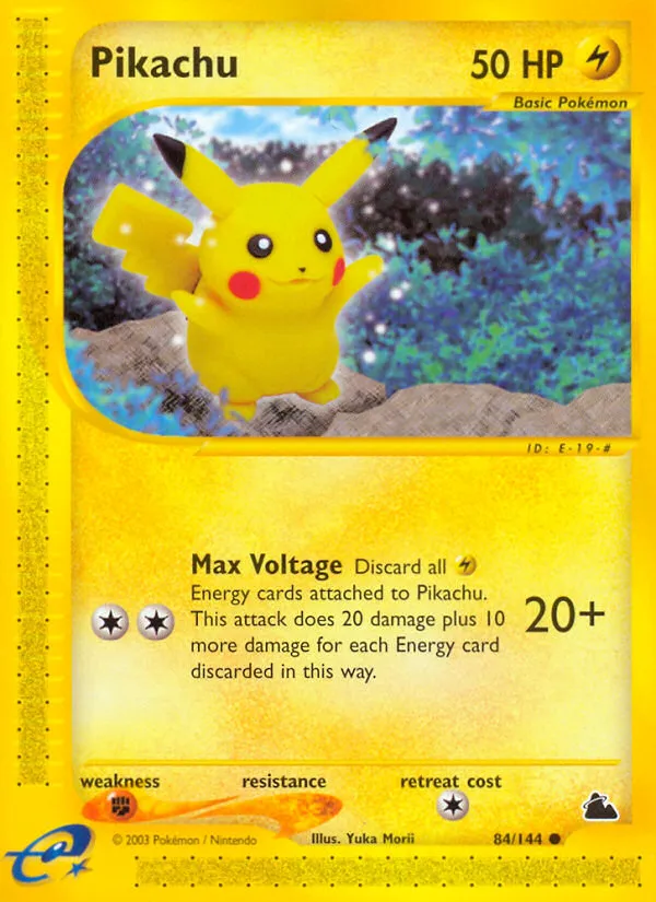 Pikachu - Skyridge #84