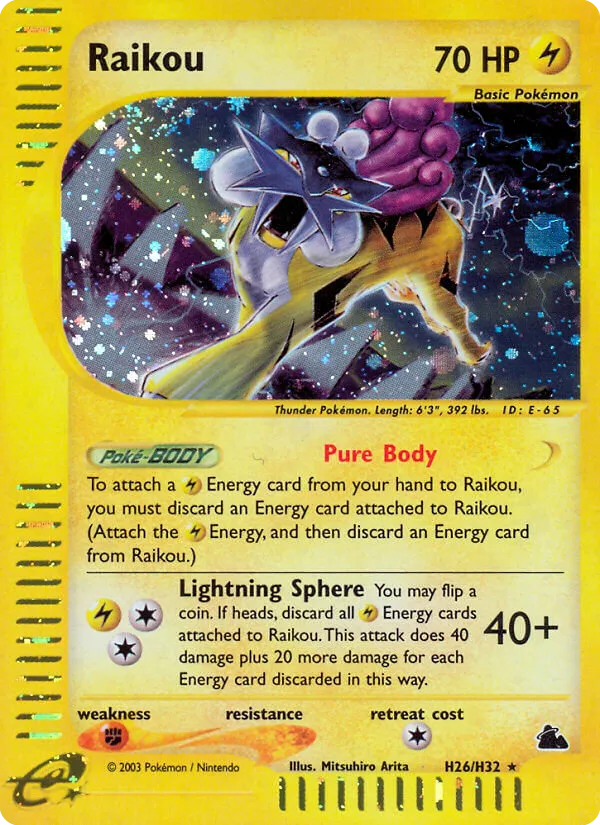 Raikou - Skyridge #H26
