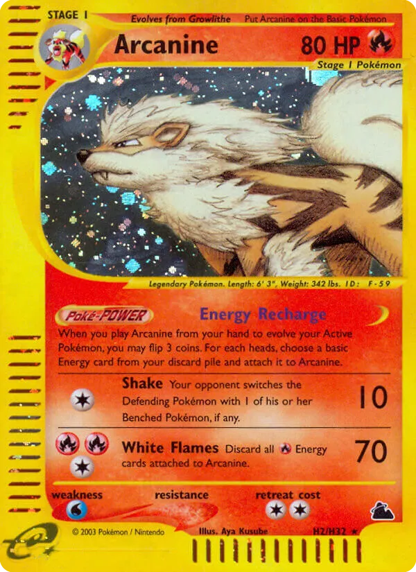 Arcanine - Skyridge #H2