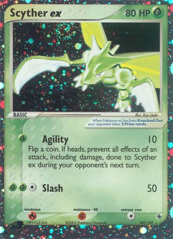 Scyther ex - Ruby & Sapphire #102