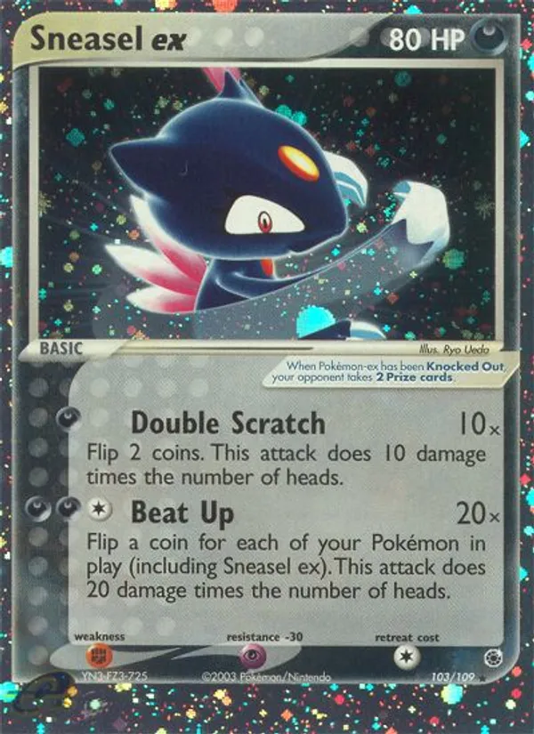 Sneasel ex - Ruby & Sapphire #103