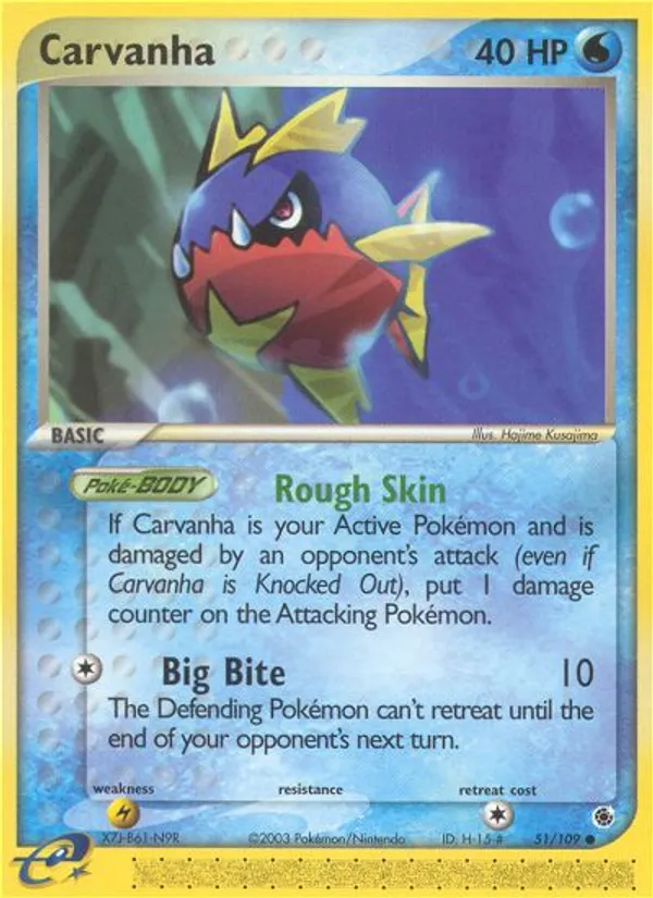 Carvanha - Ruby & Sapphire #51