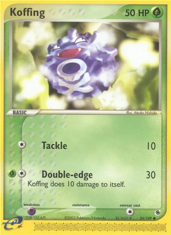 Koffing - Ruby & Sapphire #54