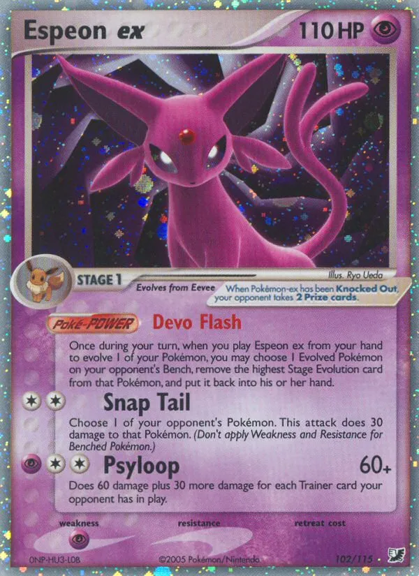 Espeon ex - Unseen Forces #102