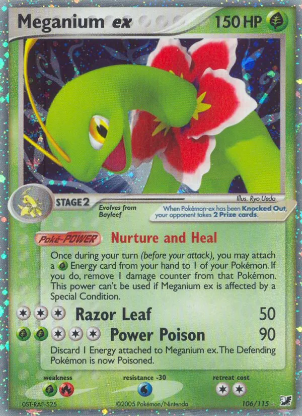 Meganium ex - Unseen Forces #106