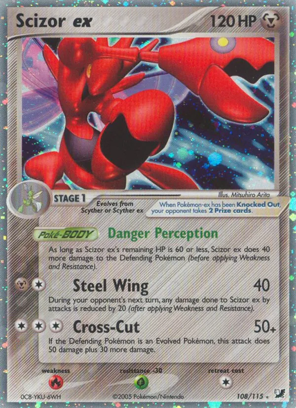 Scizor ex - Unseen Forces #108
