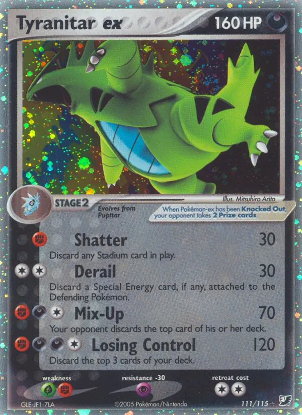 Tyranitar ex - Unseen Forces #111