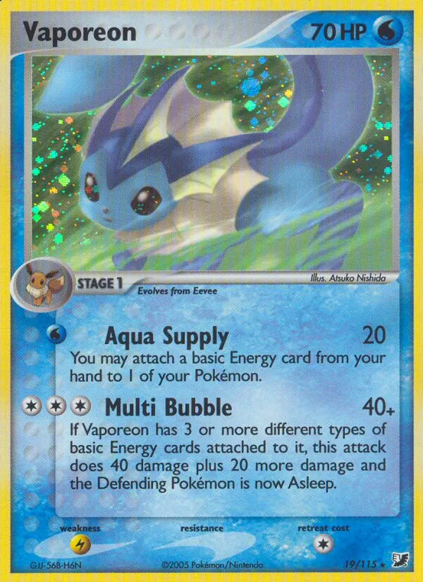 Vaporeon - Unseen Forces #19
