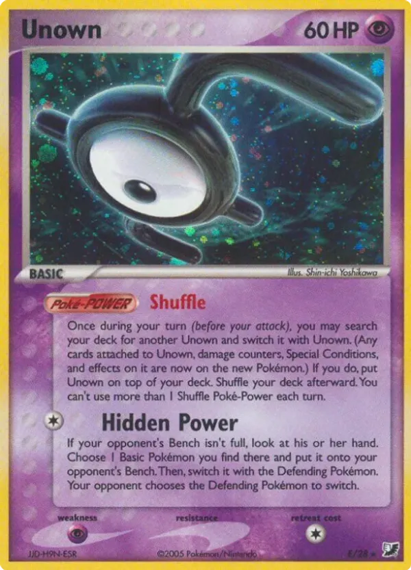 Unown - Unseen Forces #E