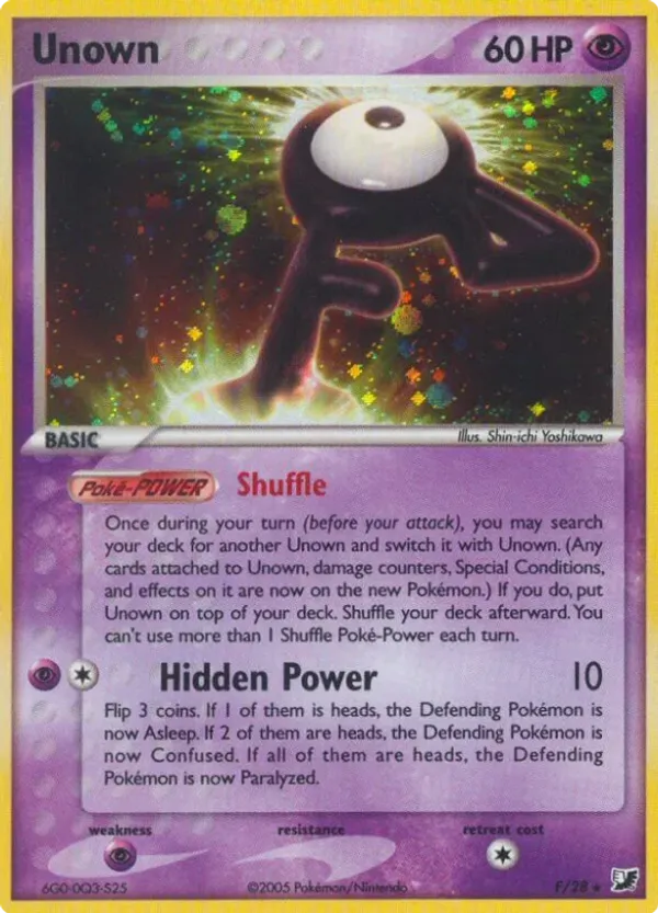 Unown - Unseen Forces #F