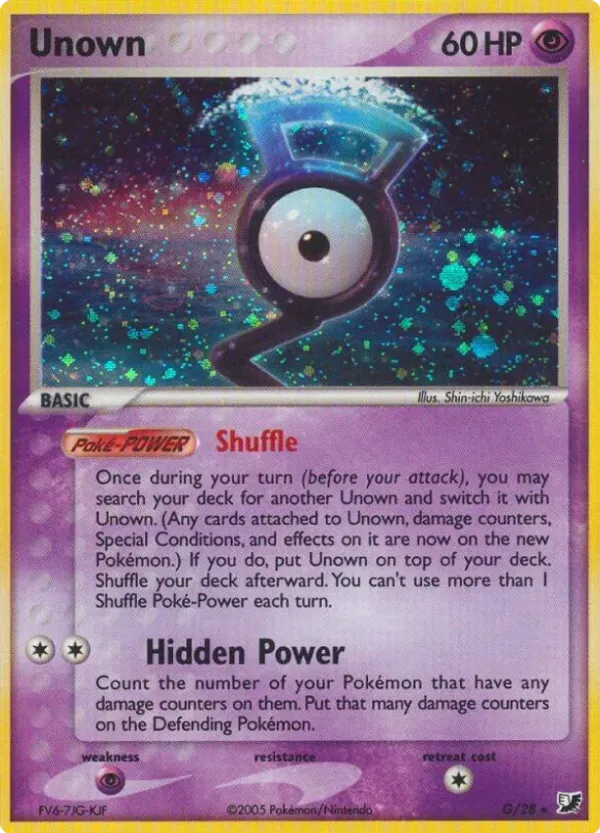 Unown - Unseen Forces #G