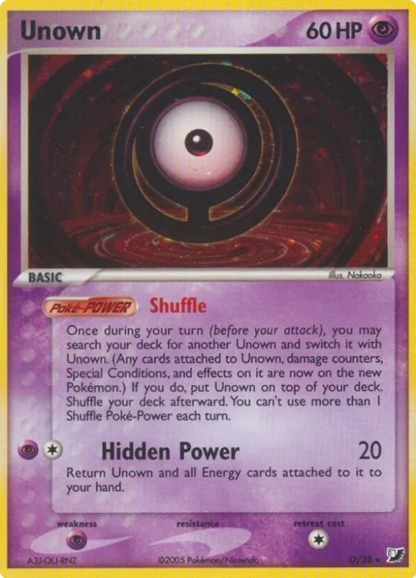 Unown - Unseen Forces #O