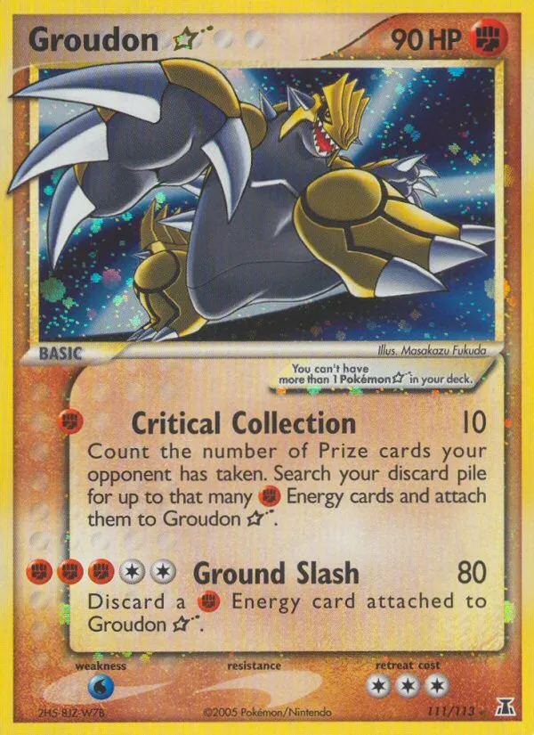 Groudon ★ - Delta Species #111