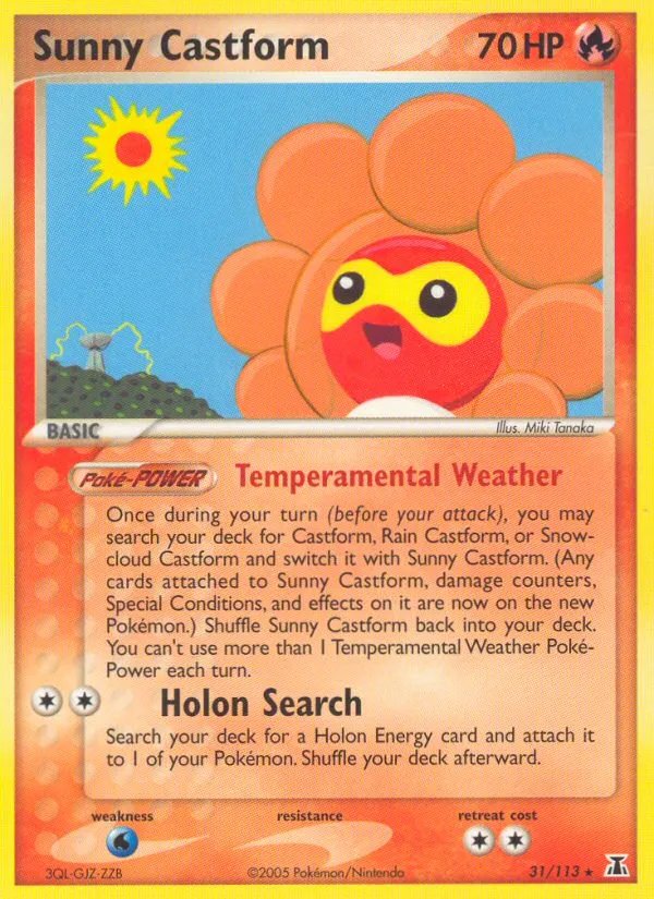 Sunny Castform - Delta Species #31