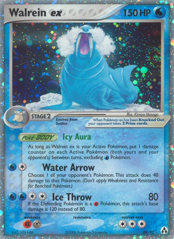 Walrein ex - Legend Maker #89
