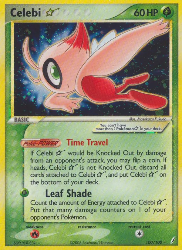 Celebi ★ - Crystal Guardians #100