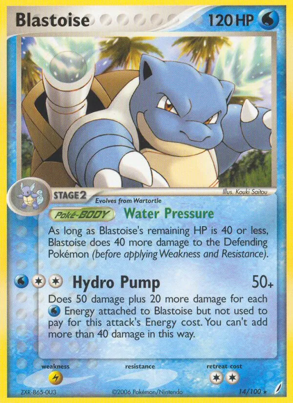 Blastoise - Crystal Guardians #14