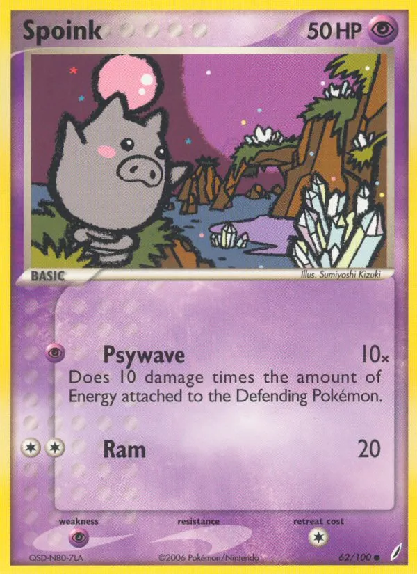 Spoink - Crystal Guardians #62
