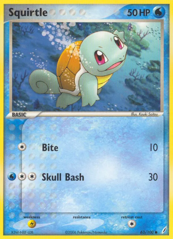Squirtle - Crystal Guardians #63