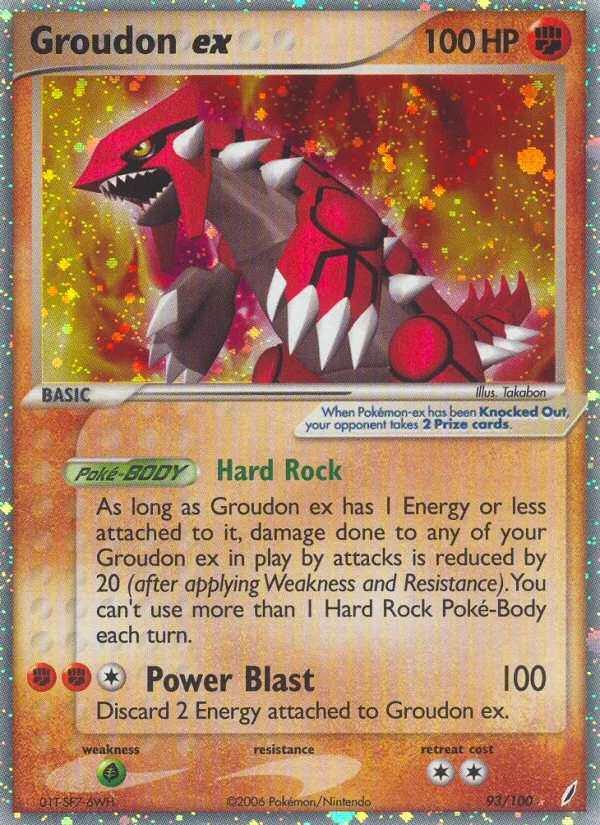 Groudon ex - Crystal Guardians #93