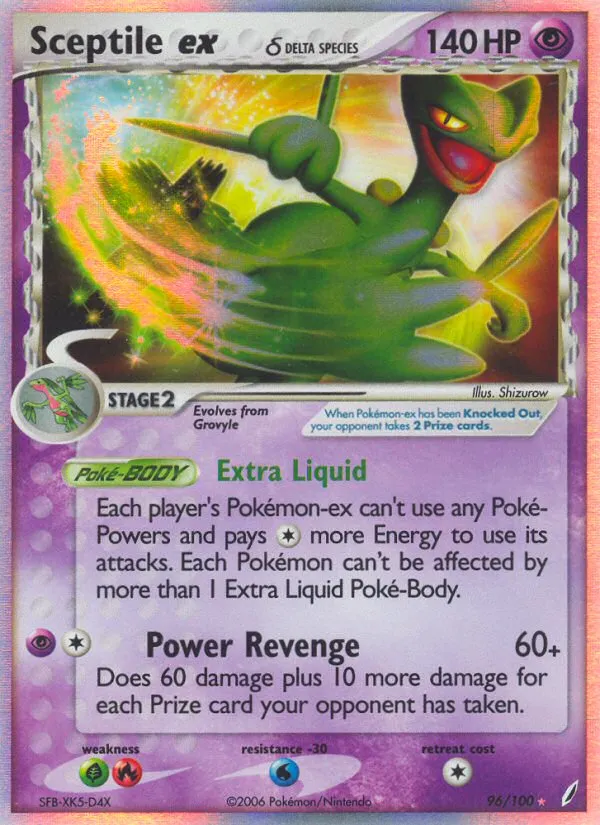 Sceptile ex δ - Crystal Guardians #96