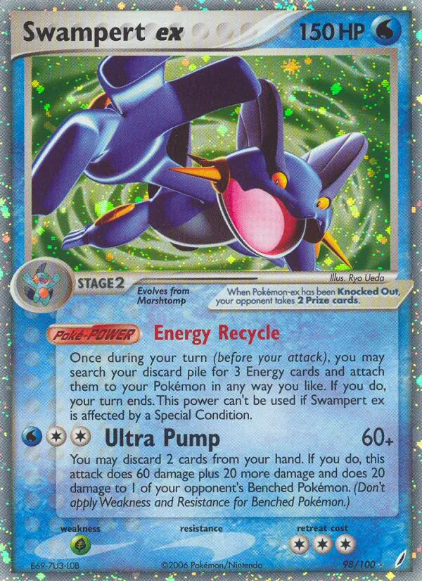 Swampert ex - Crystal Guardians #98