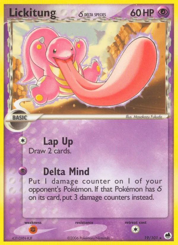 Lickitung δ - Dragon Frontiers #19