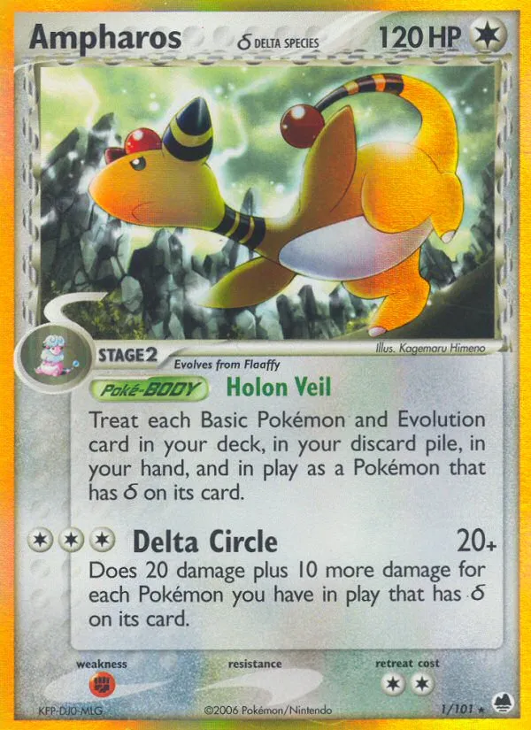 Ampharos δ - Dragon Frontiers #1