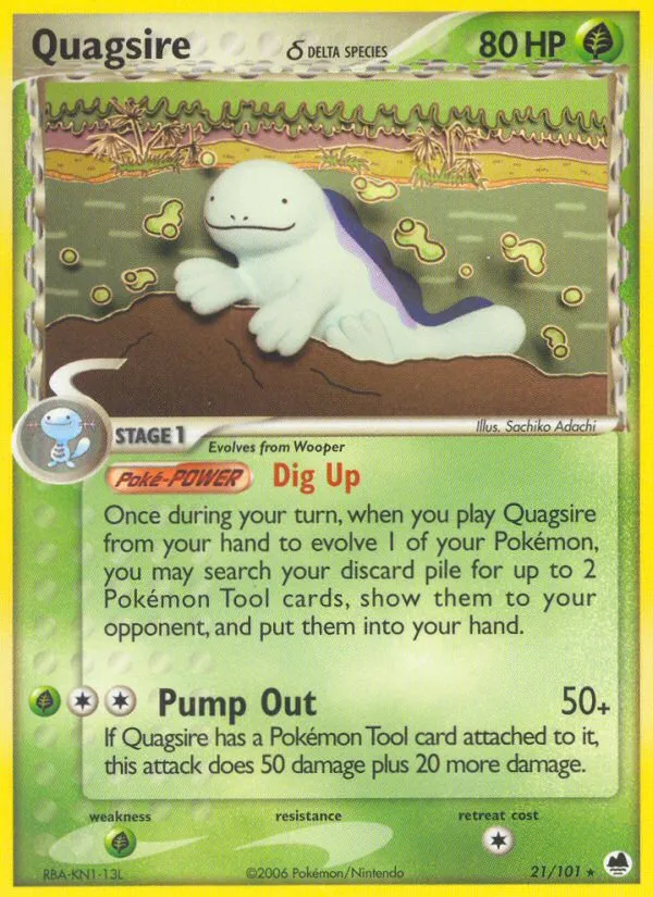 Quagsire δ - Dragon Frontiers #21